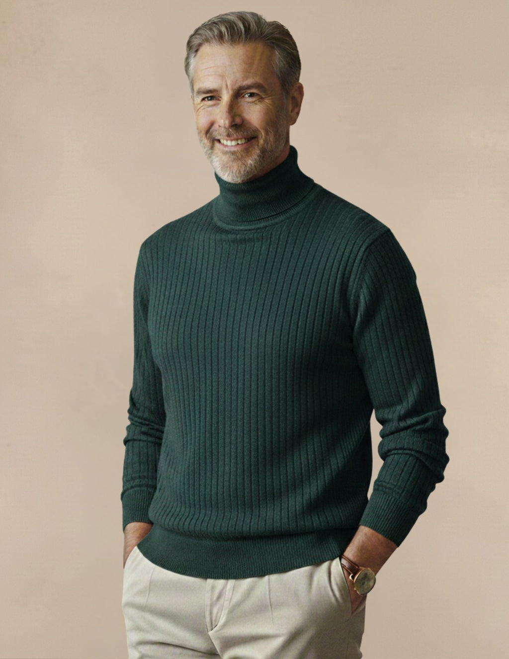 Maglione Uomo Elegante con Scollo