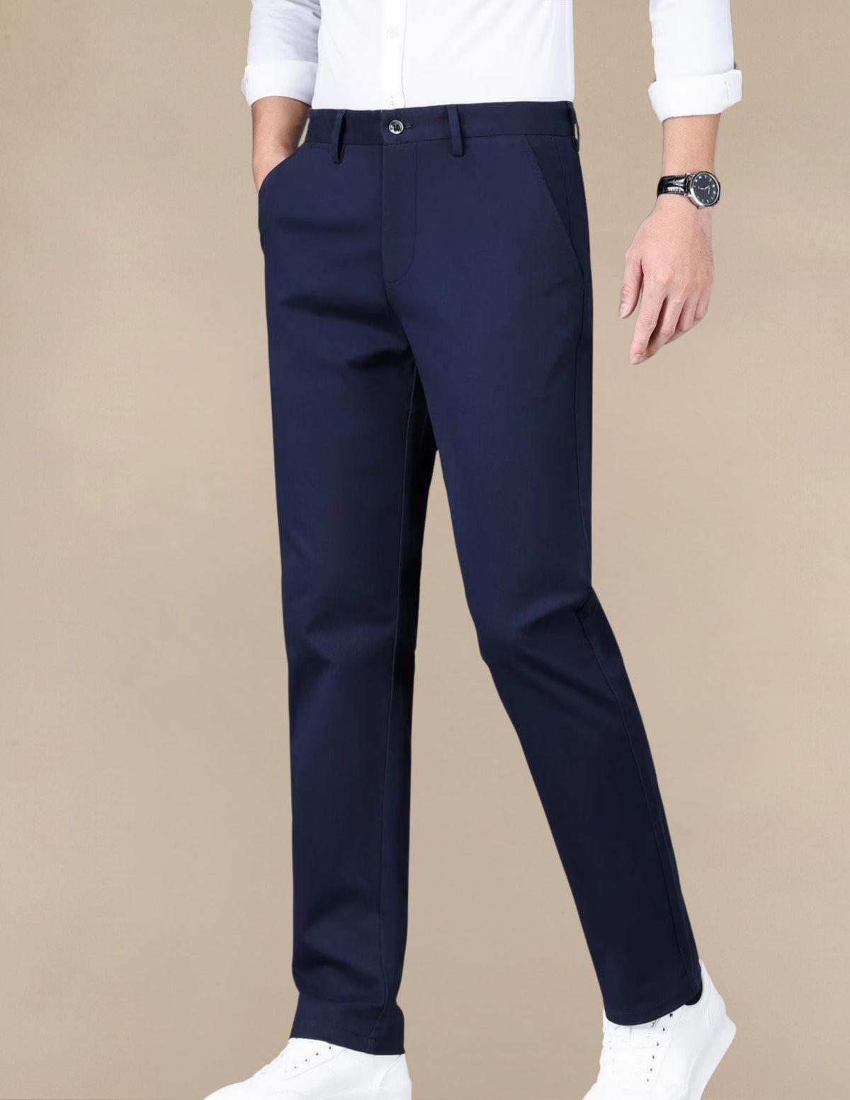 Pantaloni Uomo Classici in Cotone