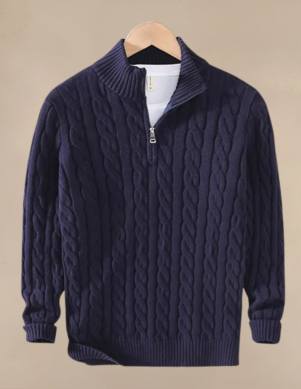 Maglione Uomo in Cotone con Scollo