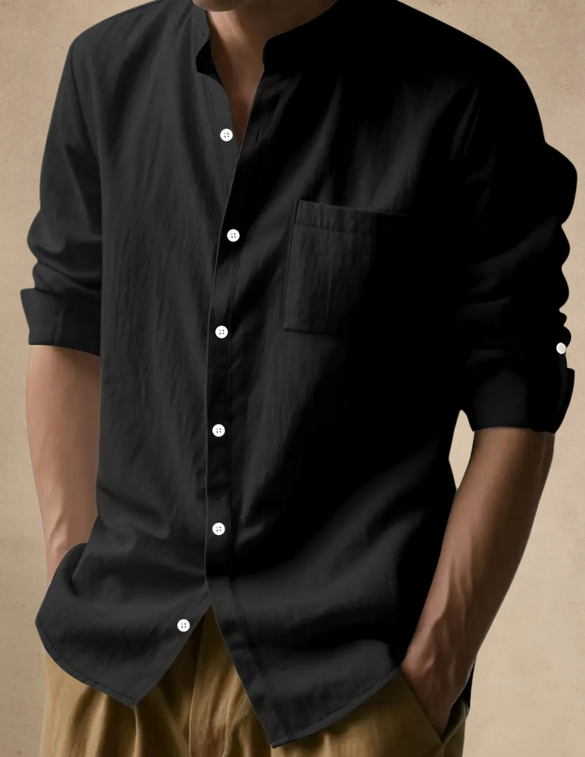 Camicia Uomo Manica Lunga Classica