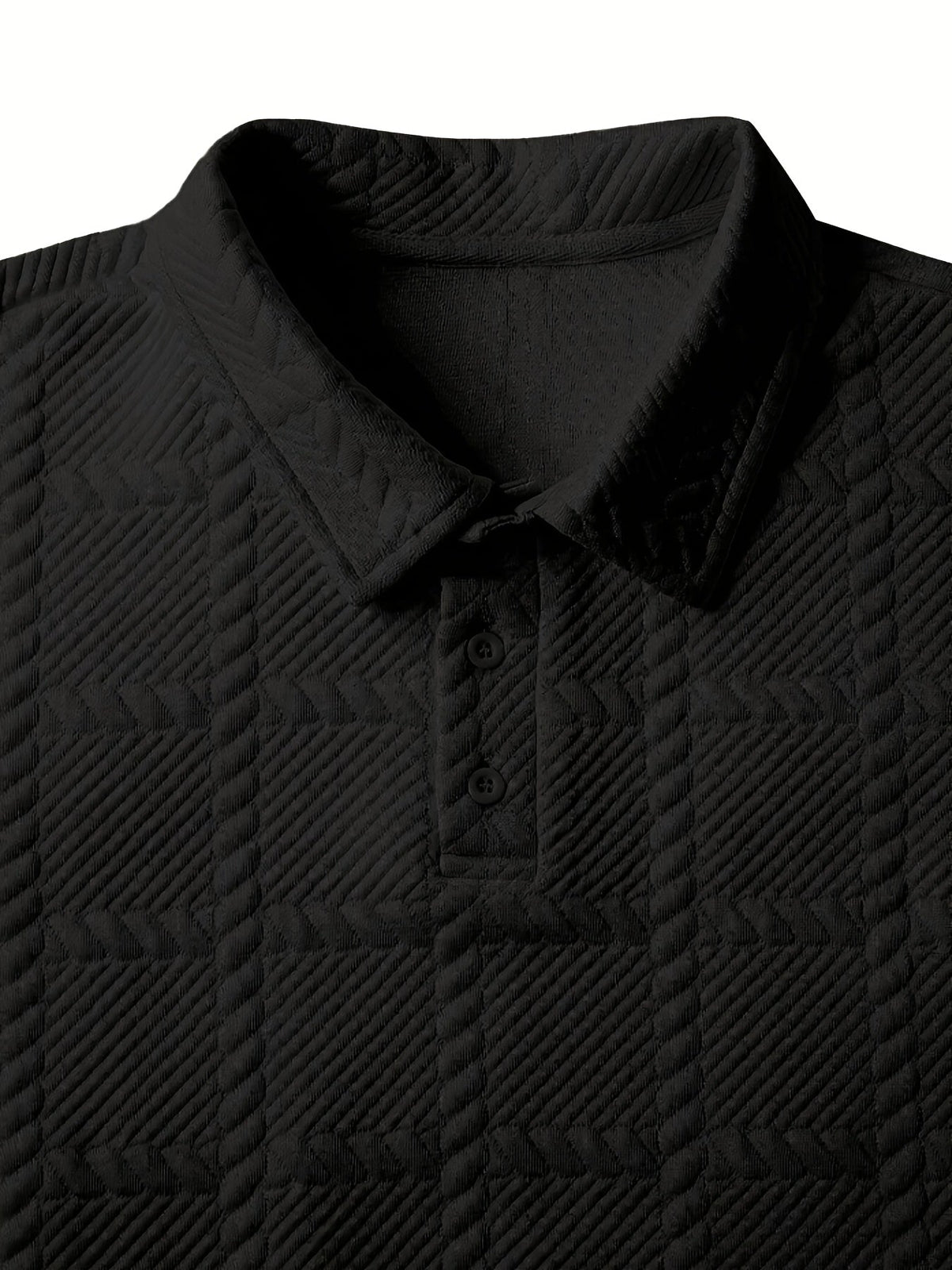 Polo Uomo Jacquard Casual Primavera-Autunno