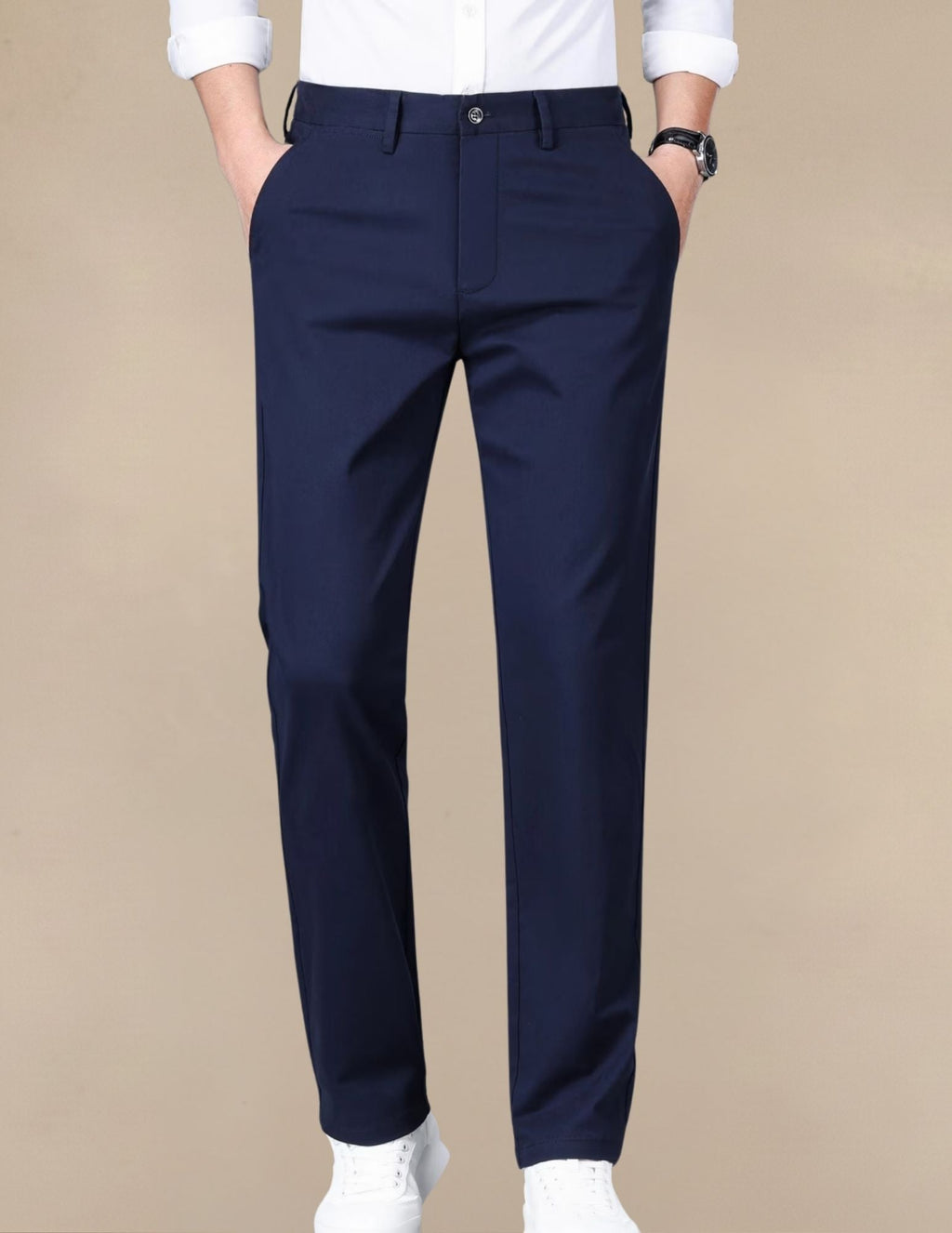 Pantaloni Uomo Classici in Cotone