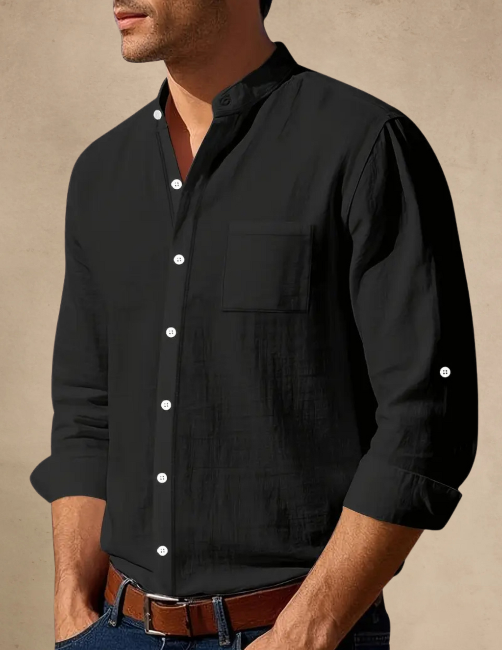 Camicia Uomo Manica Lunga Classica