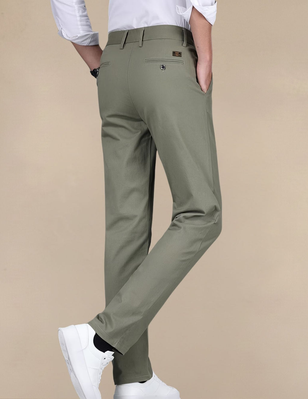 Pantaloni Uomo Classici in Cotone
