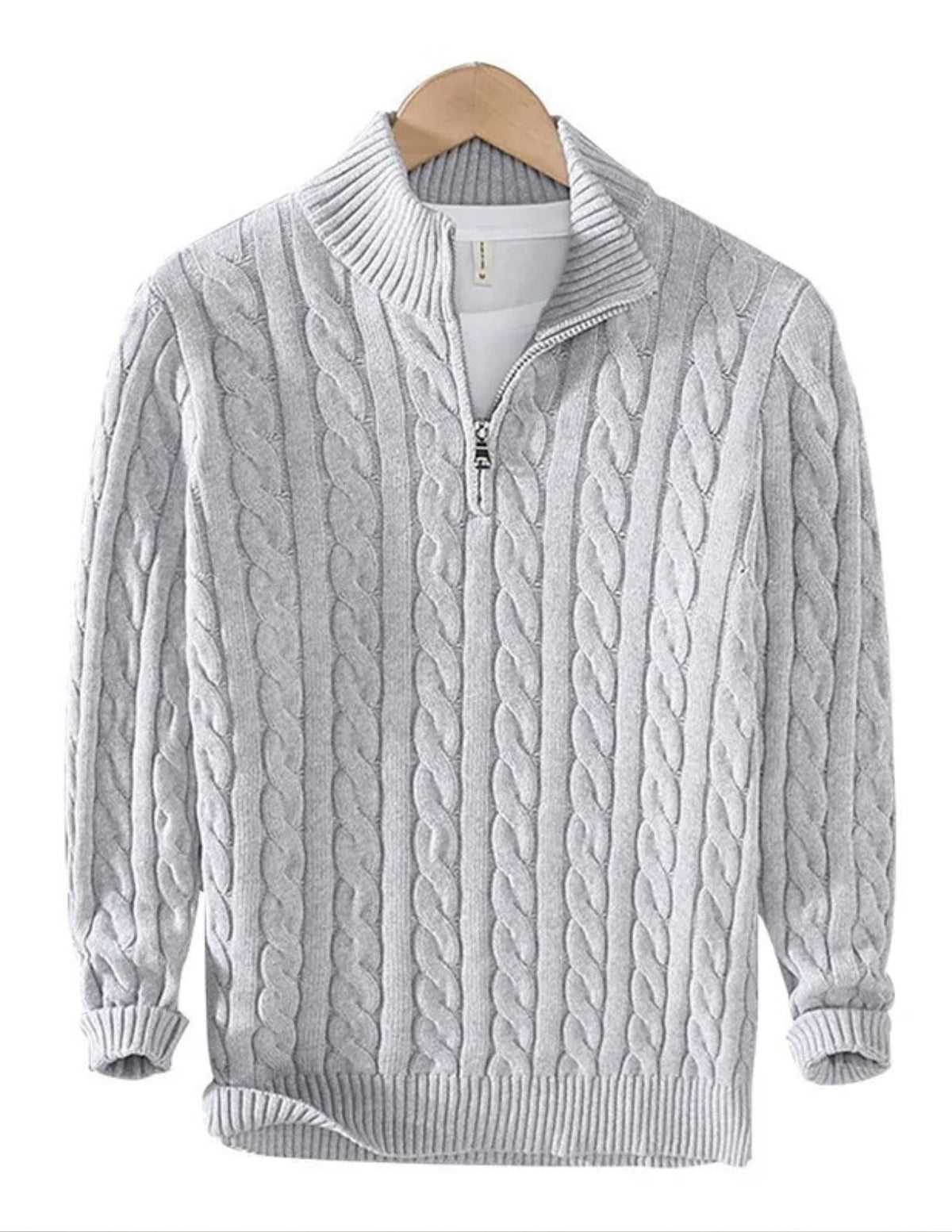 Maglione Uomo in Cotone con Scollo