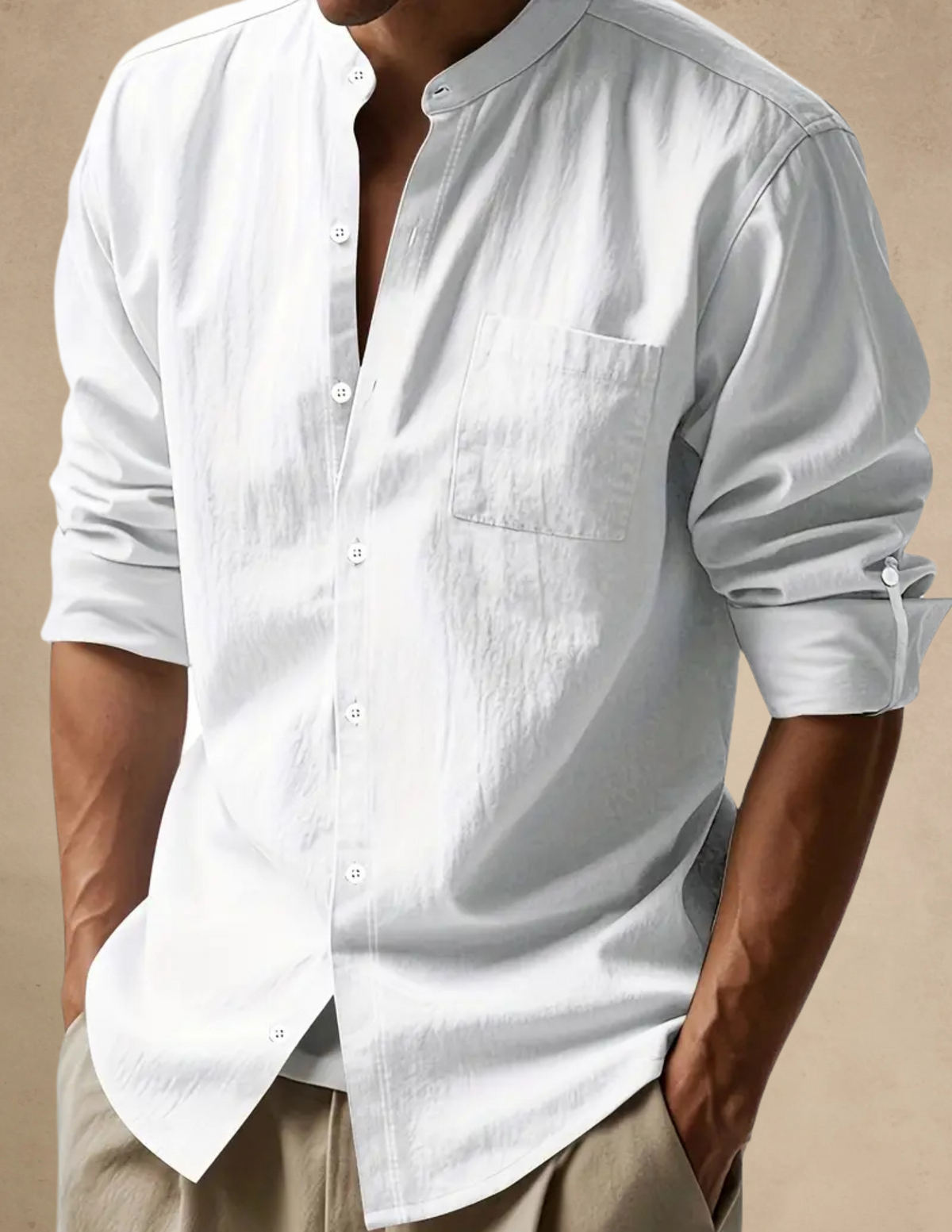 Camicia Uomo Manica Lunga Classica