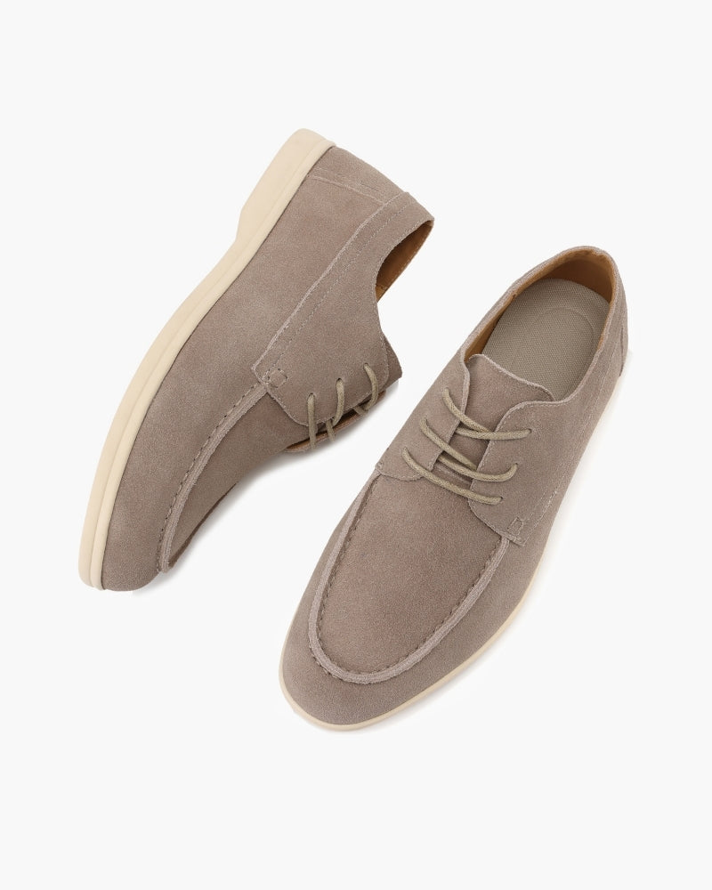 Scarpe Uomo Scamosciate Stringate Premium