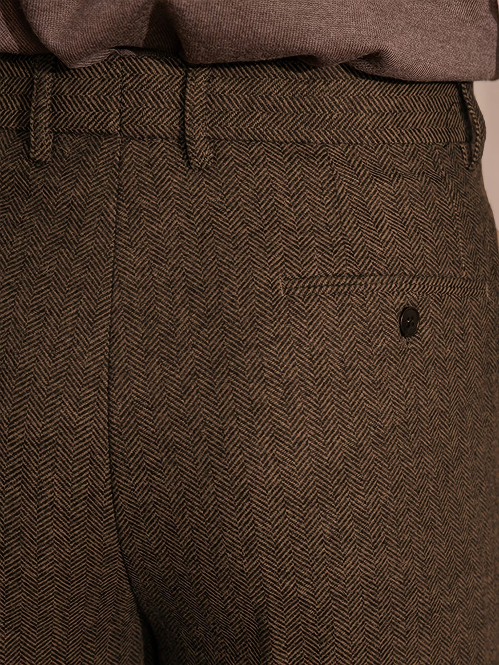 Pantaloni Uomo a Vita Alta