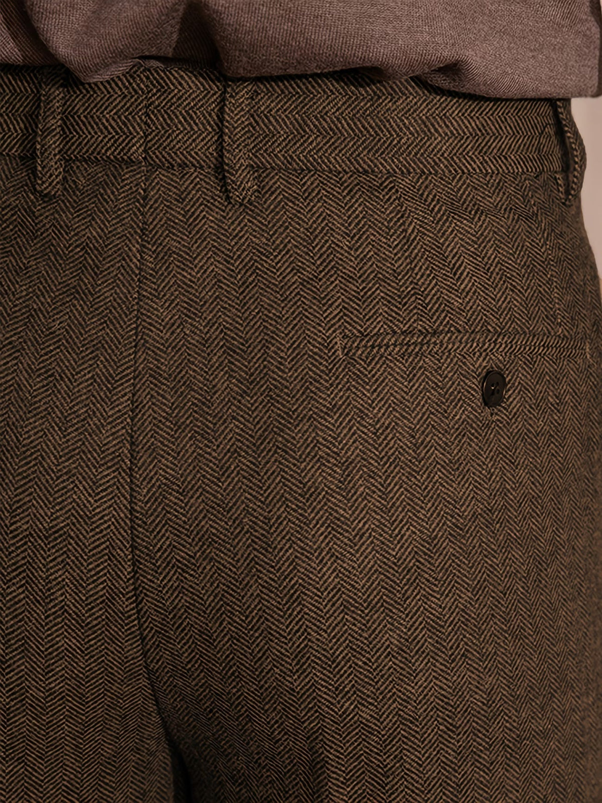 Pantaloni Uomo a Vita Alta