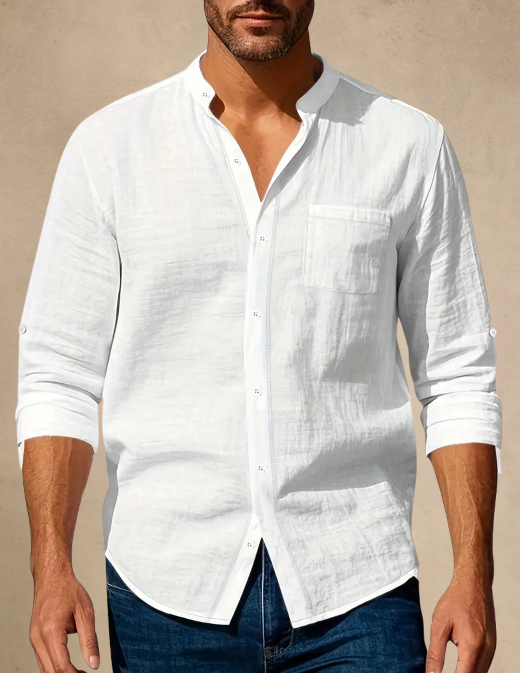 Camicia Uomo Manica Lunga Classica
