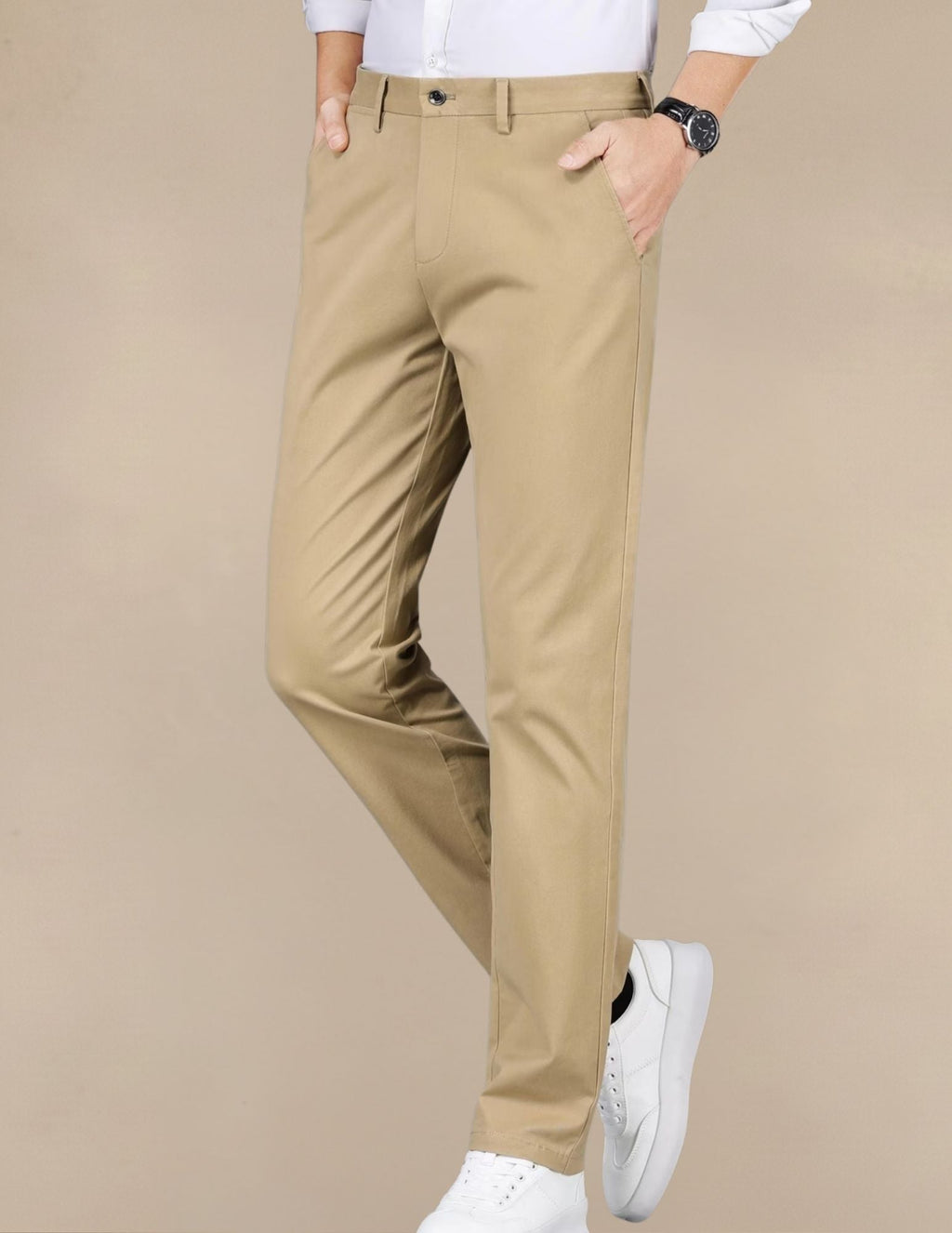 Pantaloni Uomo Classici in Cotone