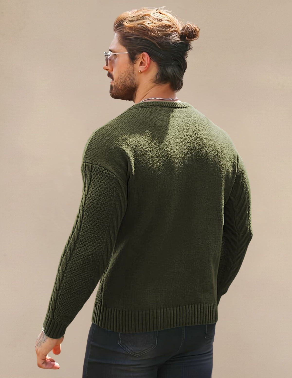 Maglione Uomo a Costine Elastico