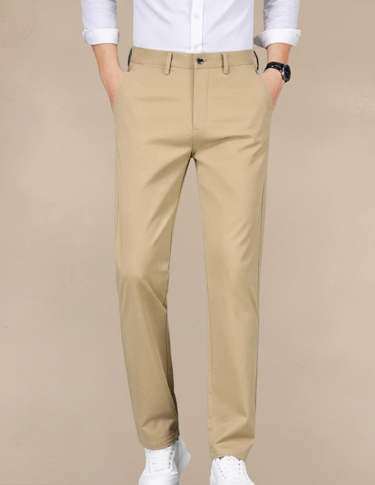 Pantaloni Uomo Classici in Cotone