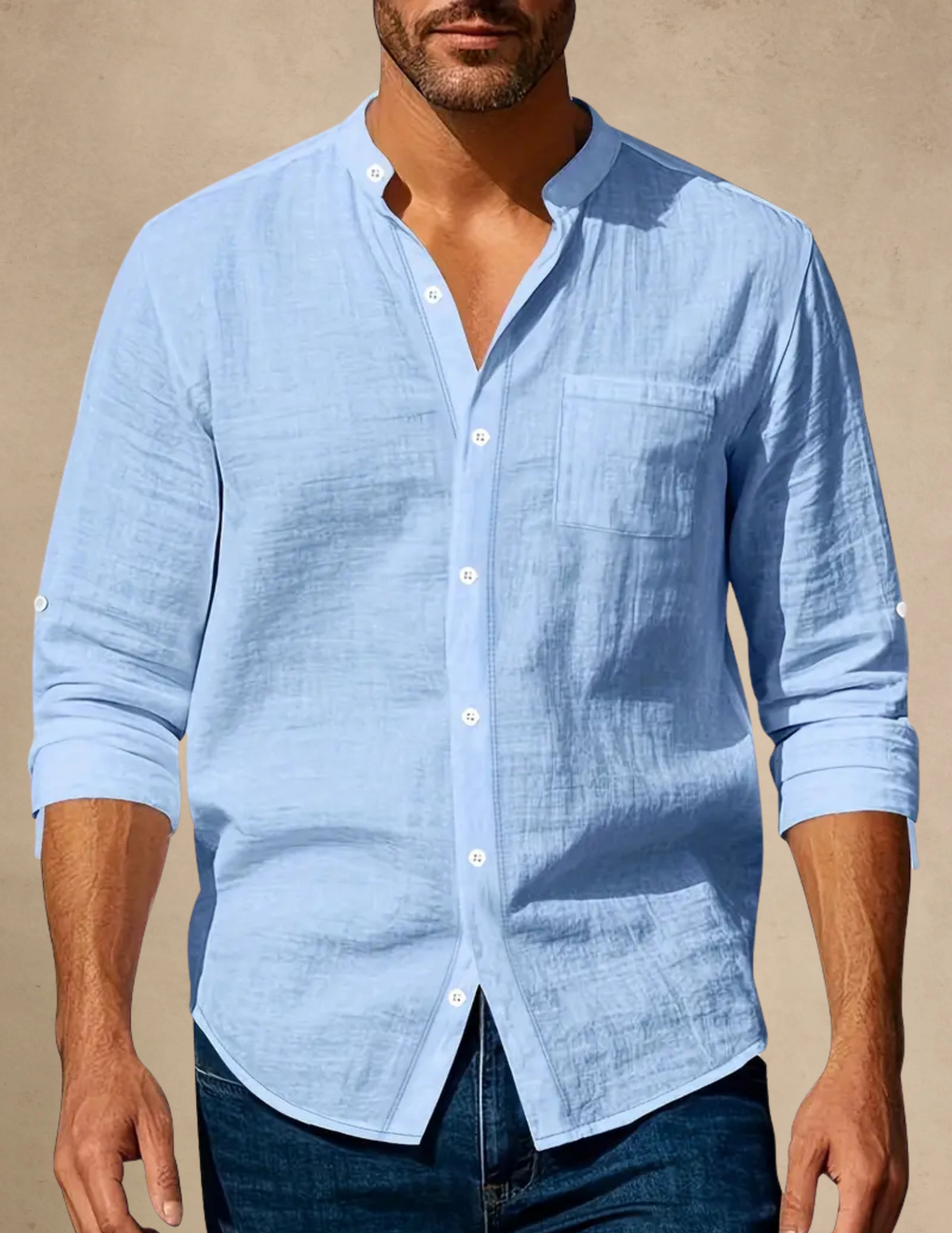 Camicia Uomo Manica Lunga Classica