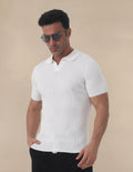 Polo Uomo Collo Coreano a Righe