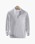 Maglione Uomo Half-Zip in Cotone