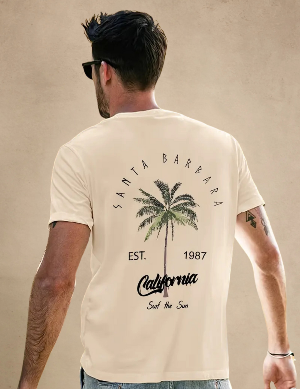 T-shirt Uomo Stile Californiano