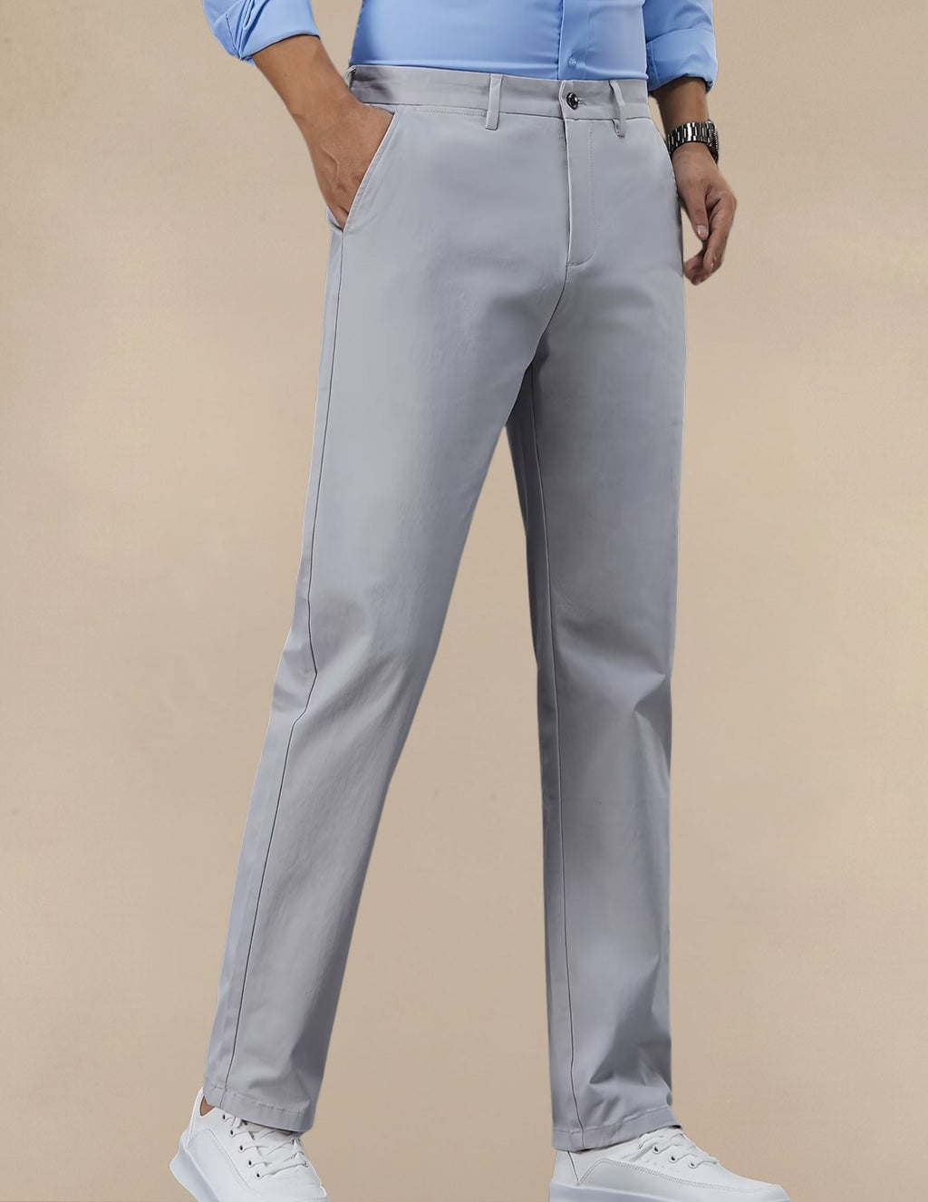 Pantaloni Uomo Classici in Cotone