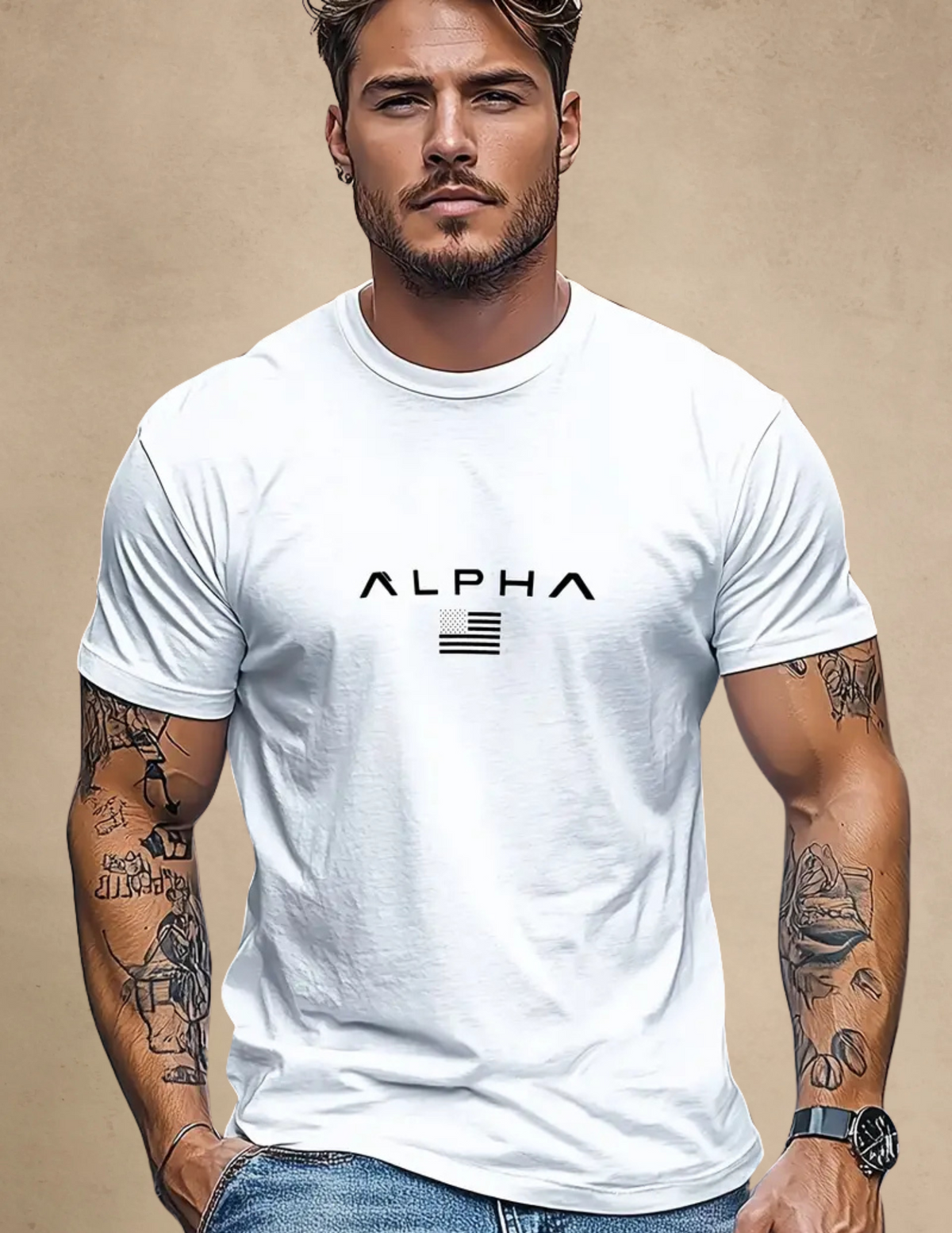 T-shirt Uomo Classica con Stampa