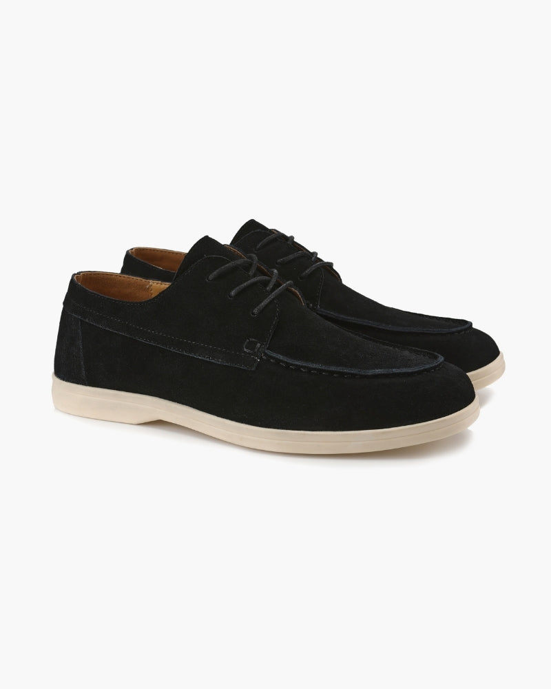 Scarpe Uomo Scamosciate Stringate Premium