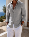 Camicia Uomo Traspirante Manica Lunga