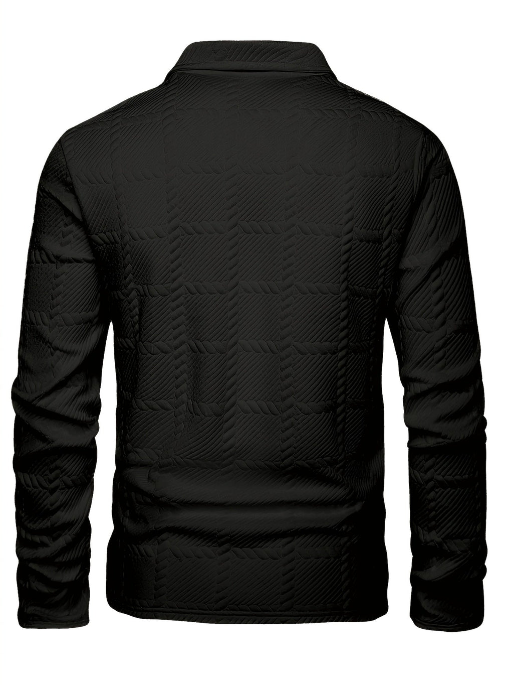 Polo Uomo Jacquard Casual Primavera-Autunno