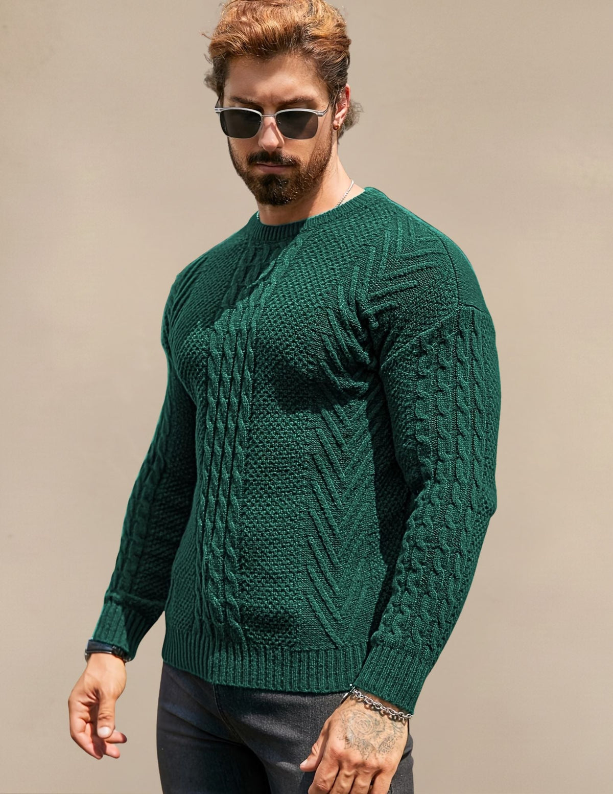 Maglione Uomo a Costine Elastico