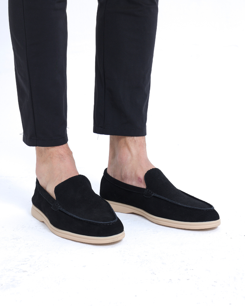 Mocassini Uomo Scamosciati Premium