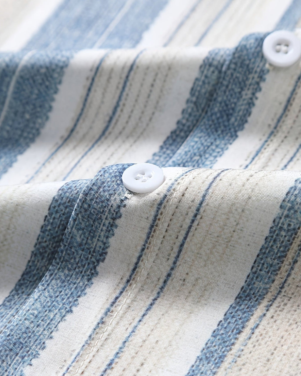 Camicia Uomo a Righe Manica Corta da Viaggio