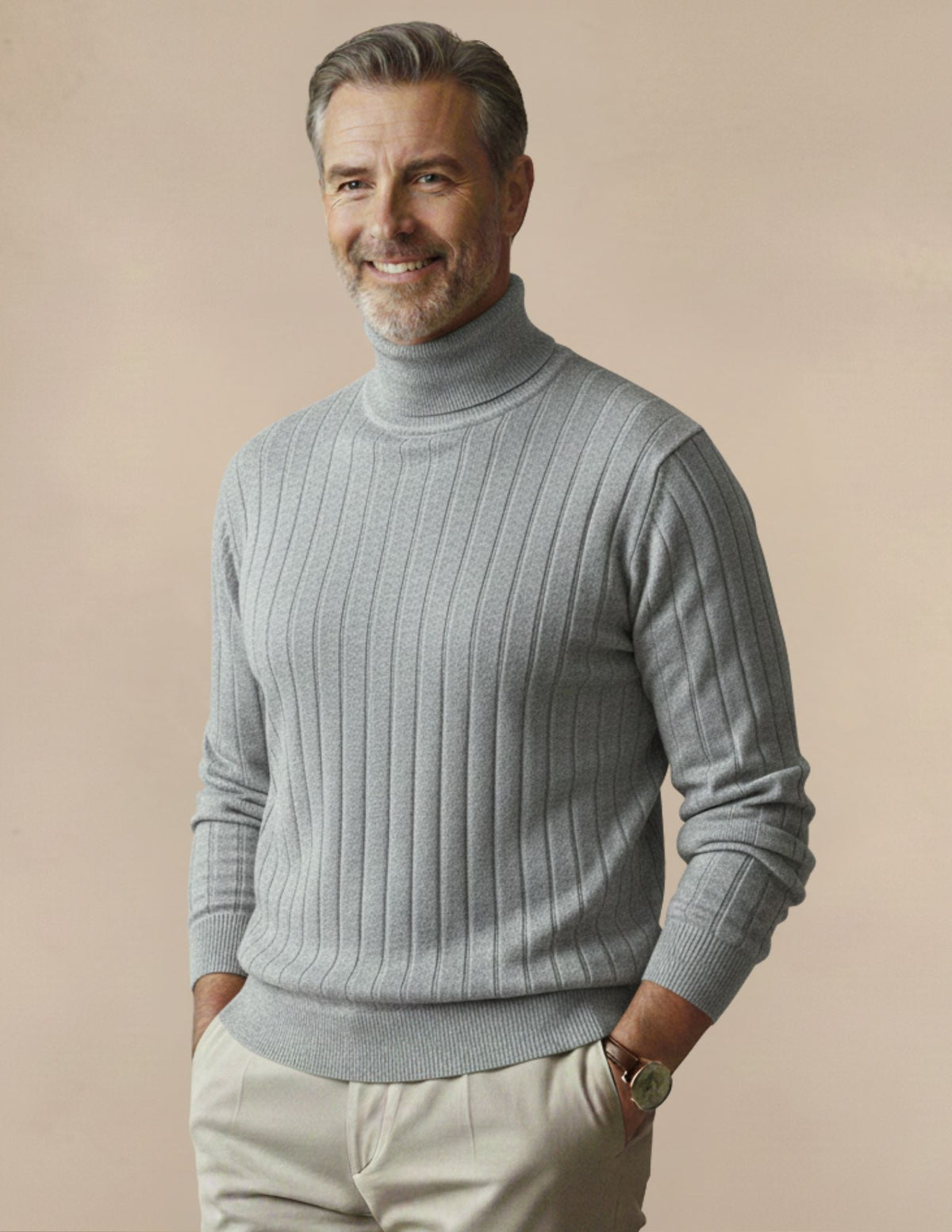 Maglione Uomo Elegante con Scollo