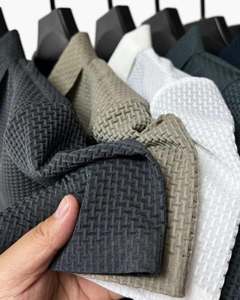Polo Uomo in Seta Anti-Piega