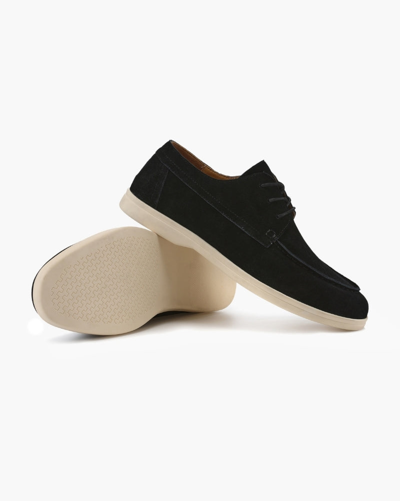 Scarpe Uomo Scamosciate Stringate Premium