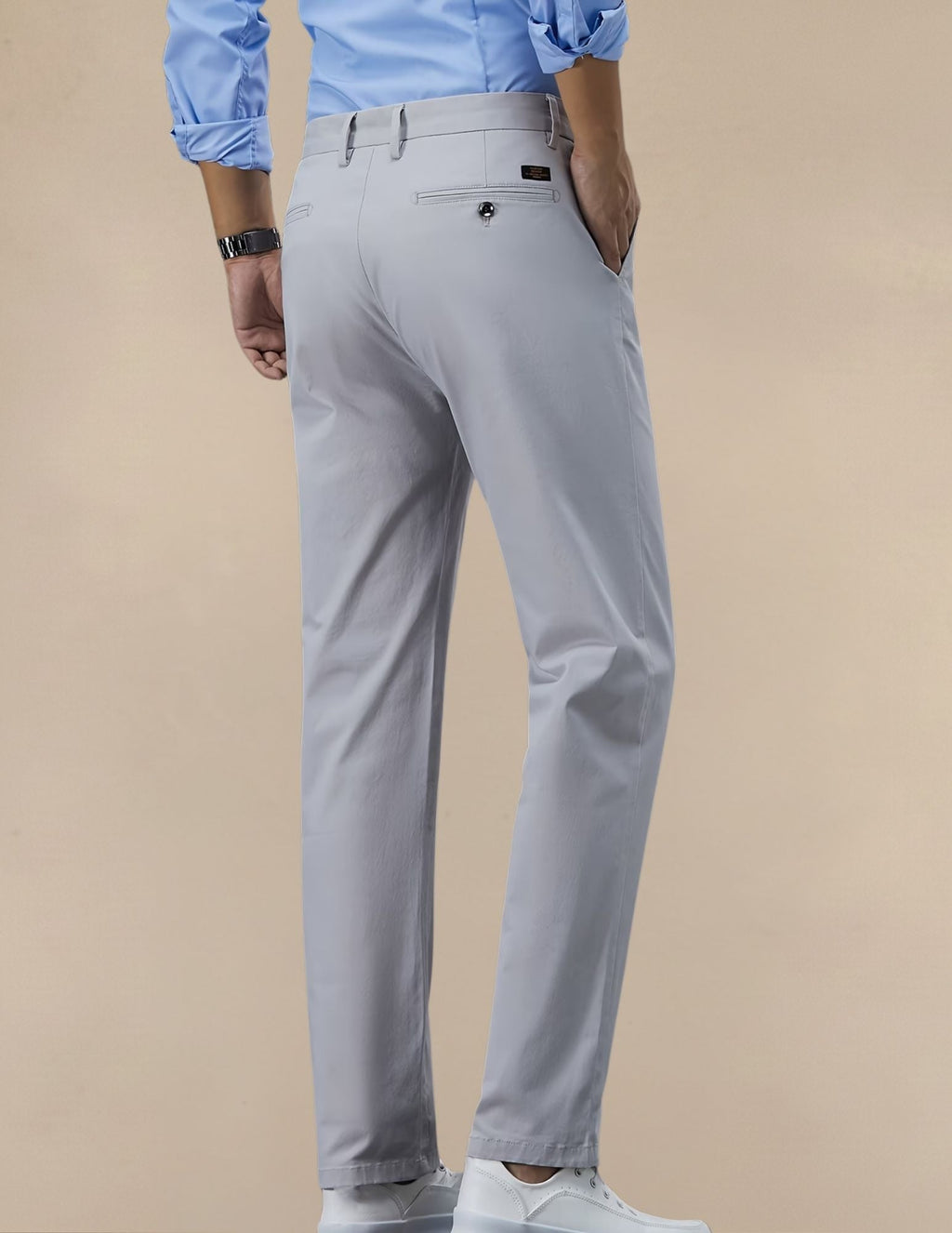 Pantaloni Uomo Classici in Cotone