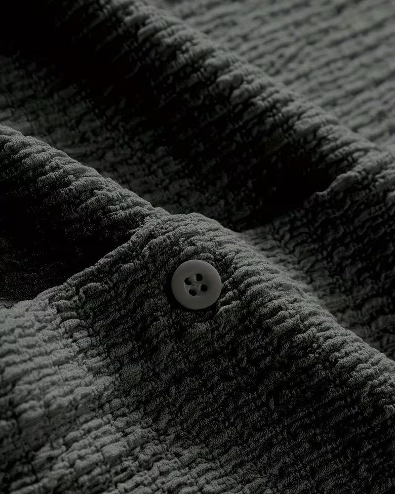 Camicia Uomo Classica Manica Corta Tinta Unita