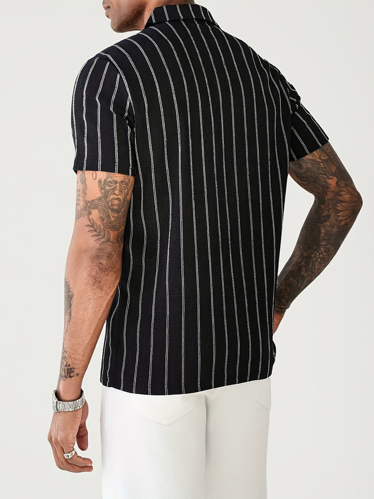 Polo Uomo con Revers Manica Corta Primavera-Estate