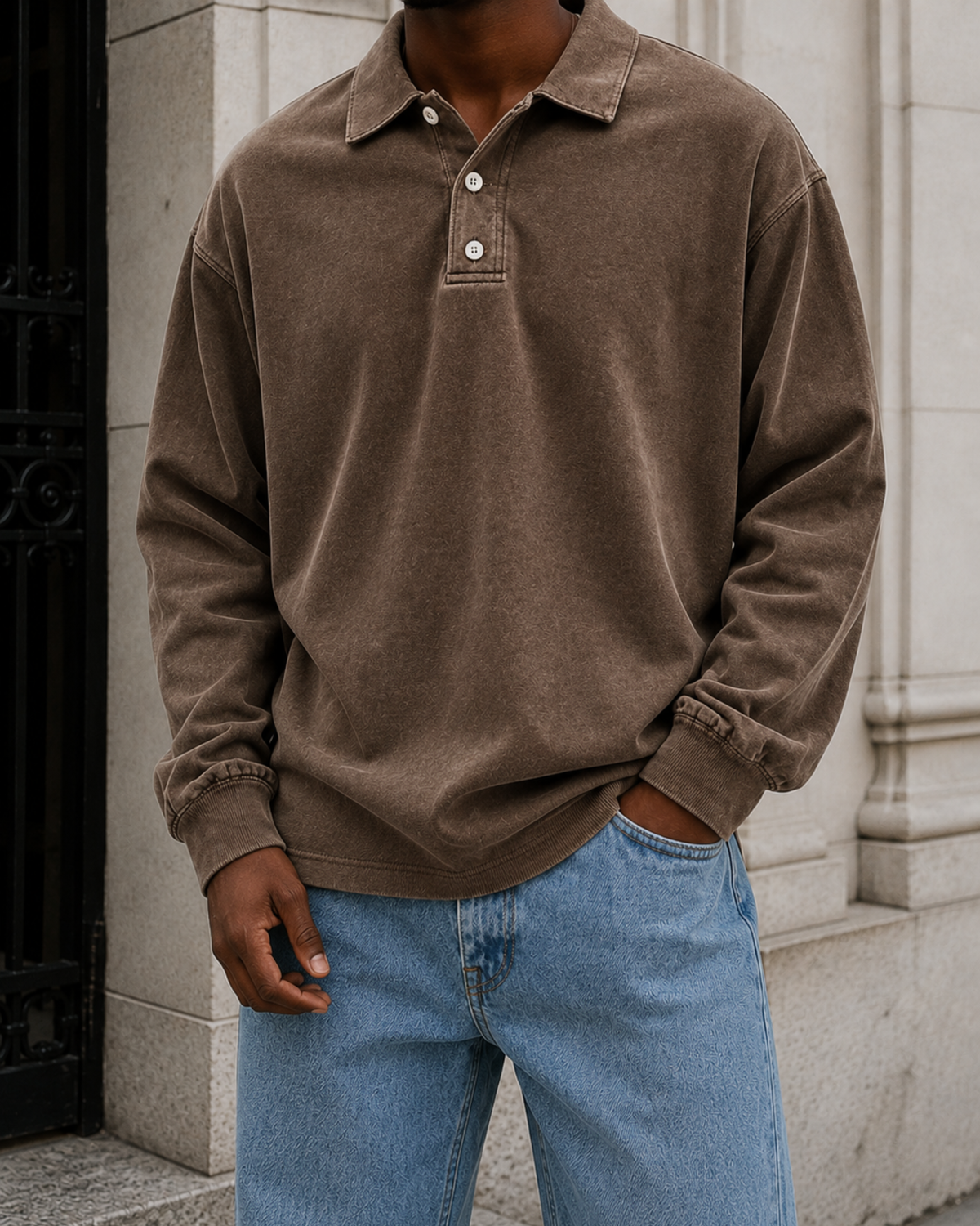 Polo Uomo Manica Lunga da Layering