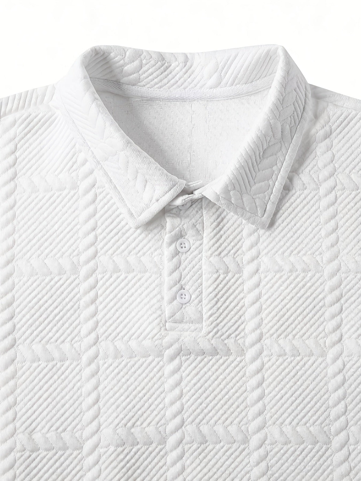Polo Uomo Jacquard Casual Primavera-Autunno