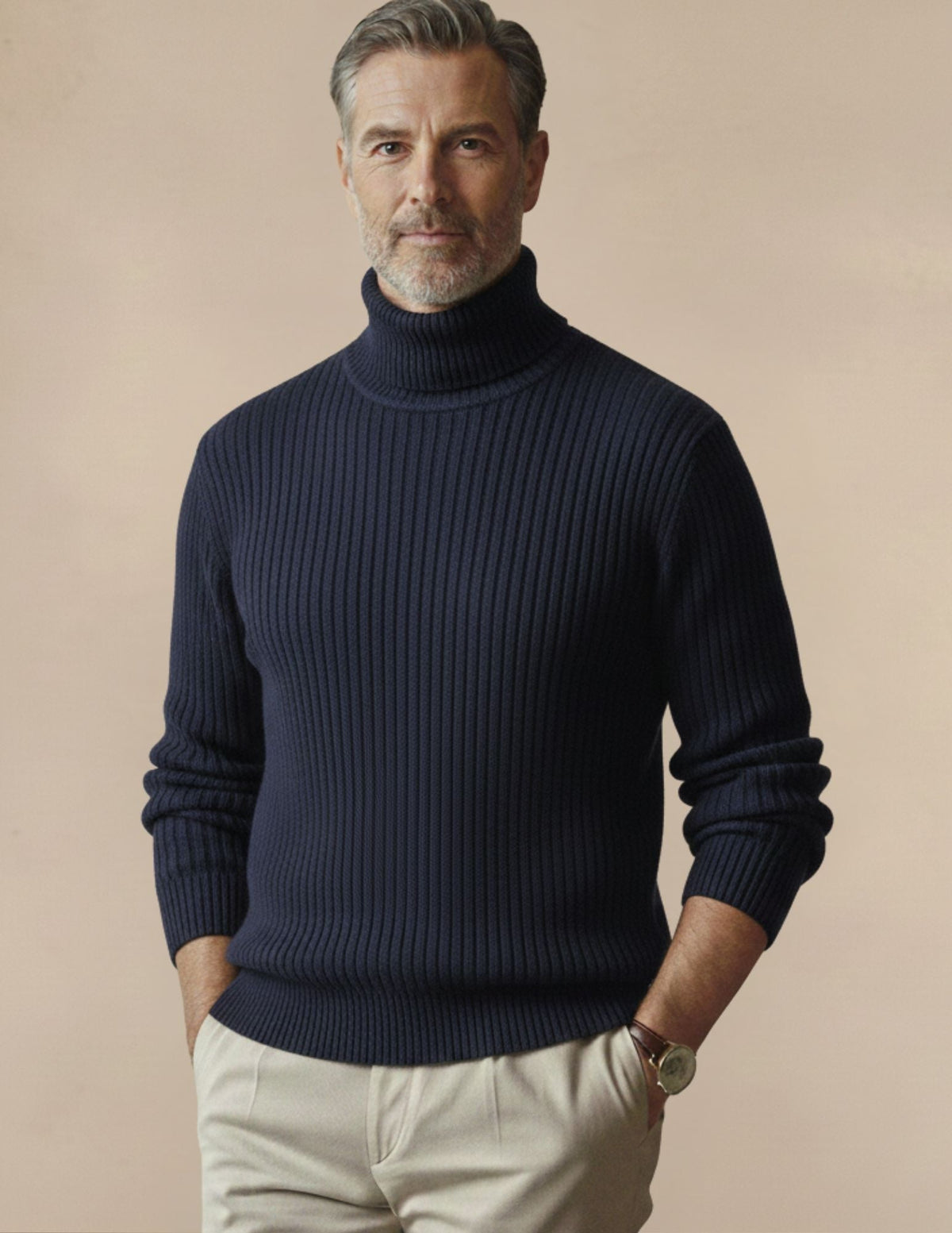 Maglione Uomo Elegante con Scollo