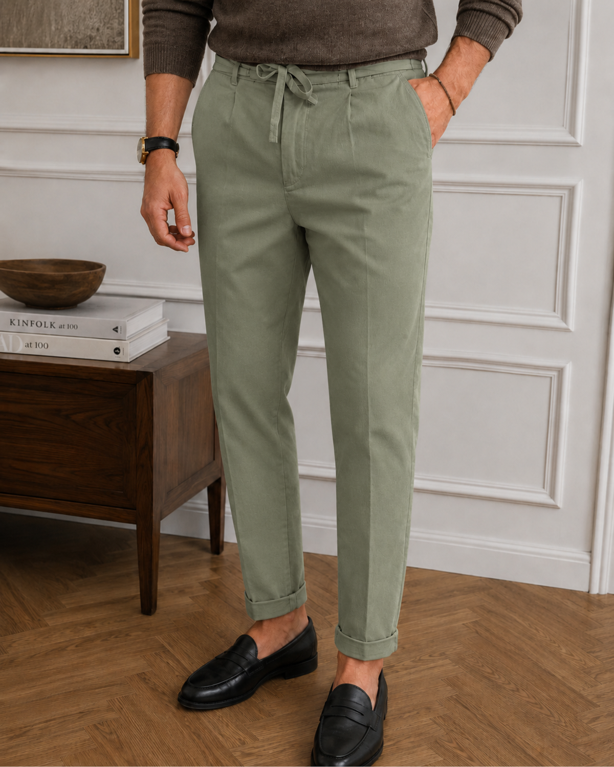 Pantaloni Uomo a Vita Elastica Comodi Estivi