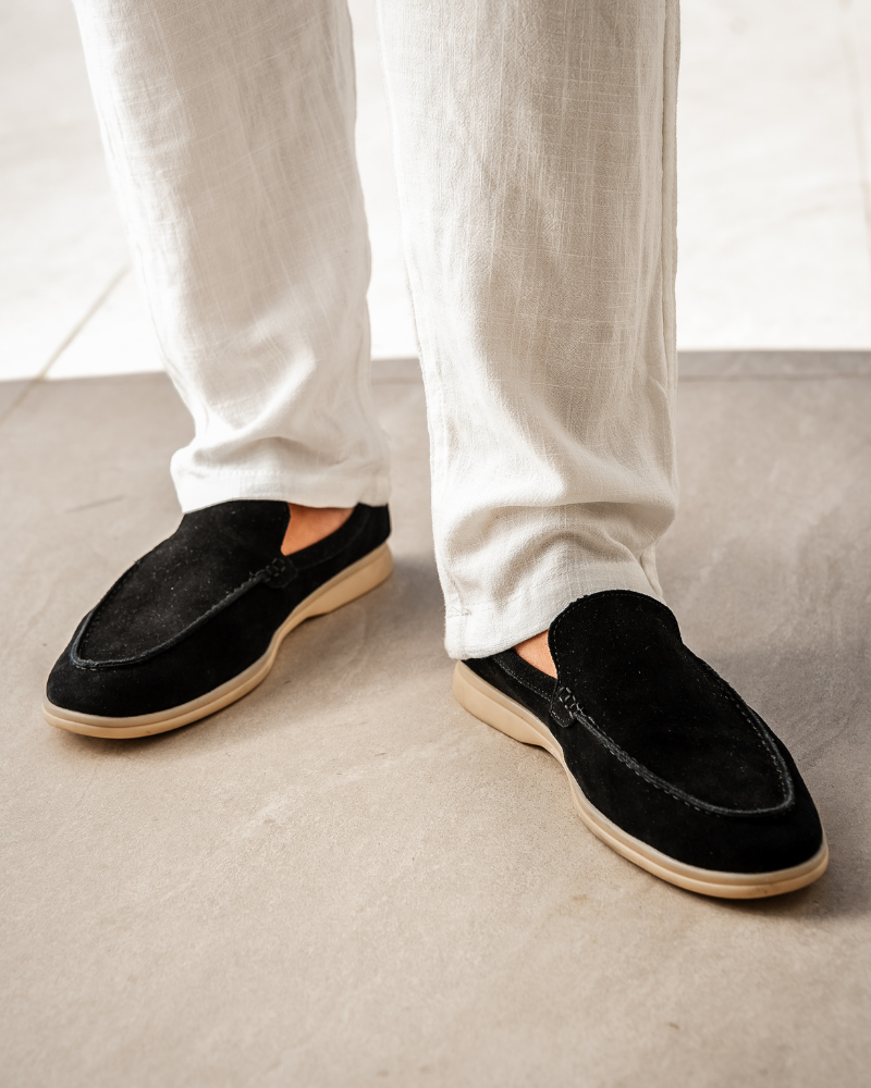 Mocassini Uomo Scamosciati Premium