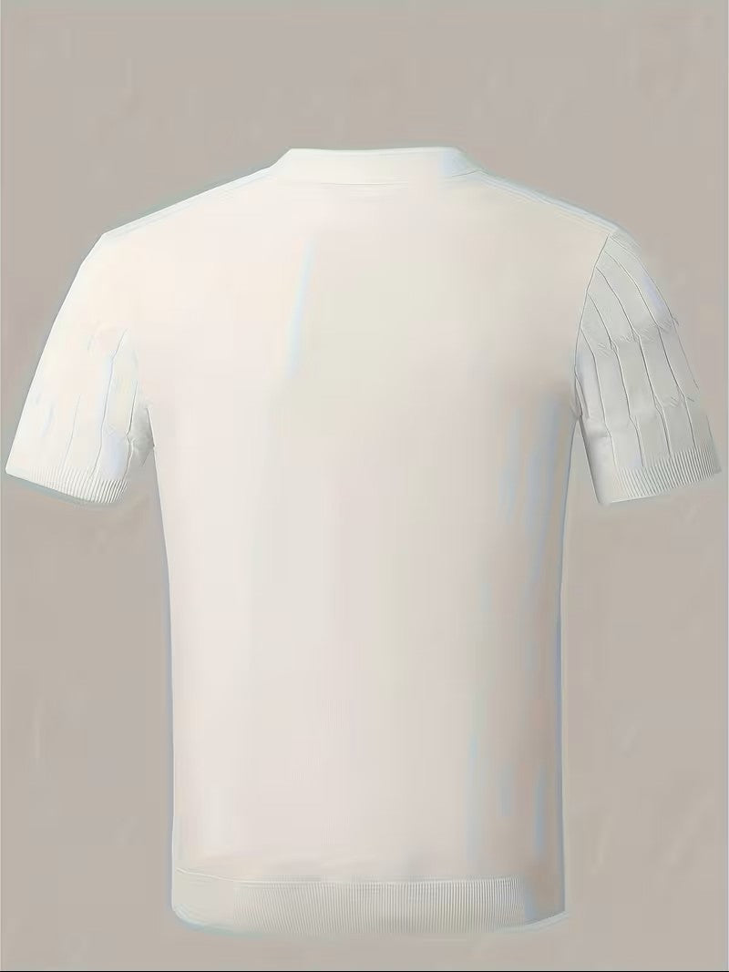 Polo Uomo Collo Coreano Manica Corta