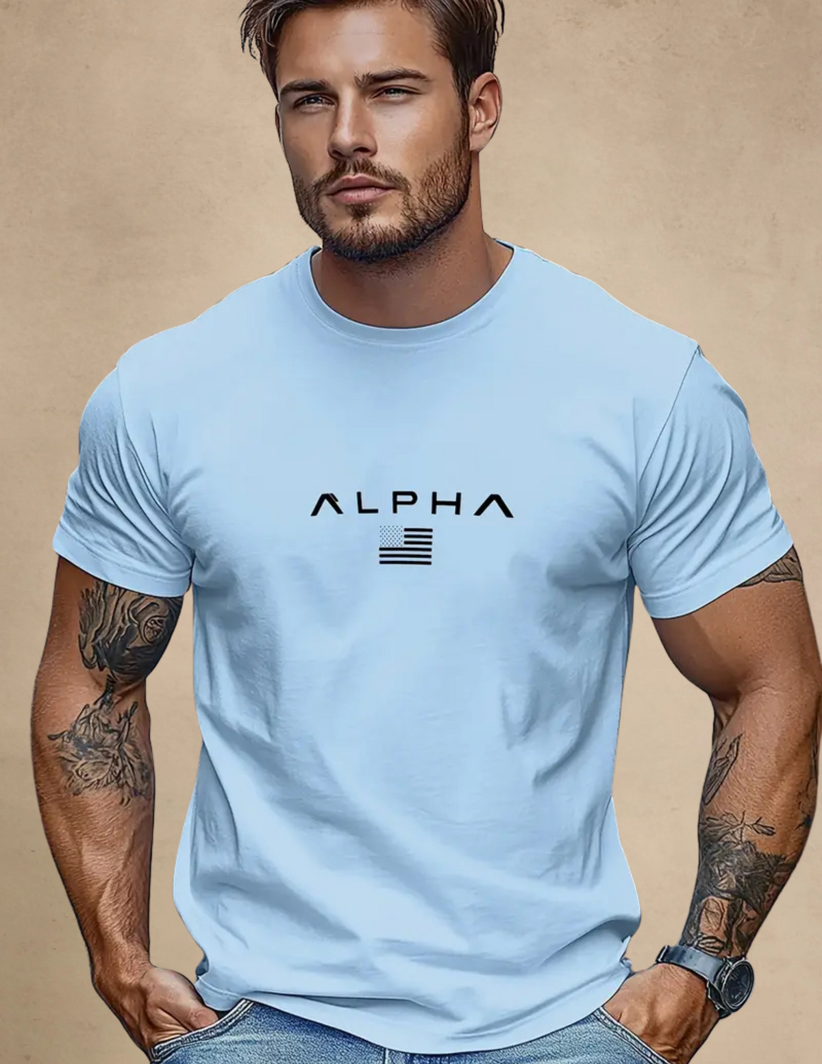 T-shirt Uomo Classica con Stampa