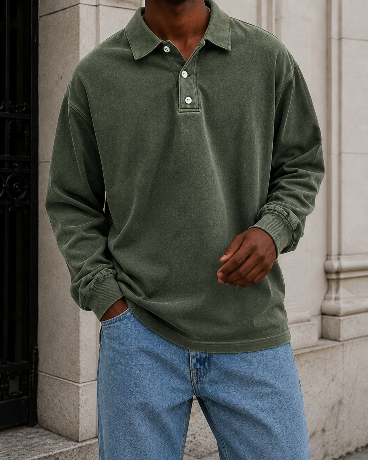 Polo Uomo Manica Lunga da Layering