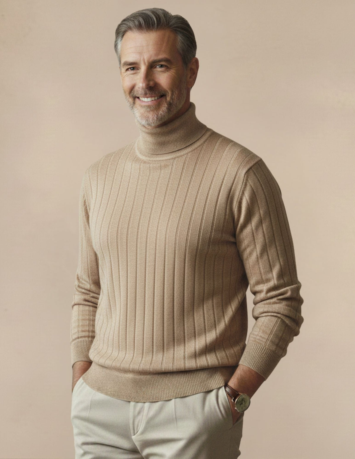Maglione Uomo Elegante con Scollo