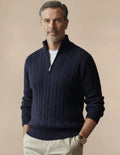 Maglione Uomo in Cotone con Scollo