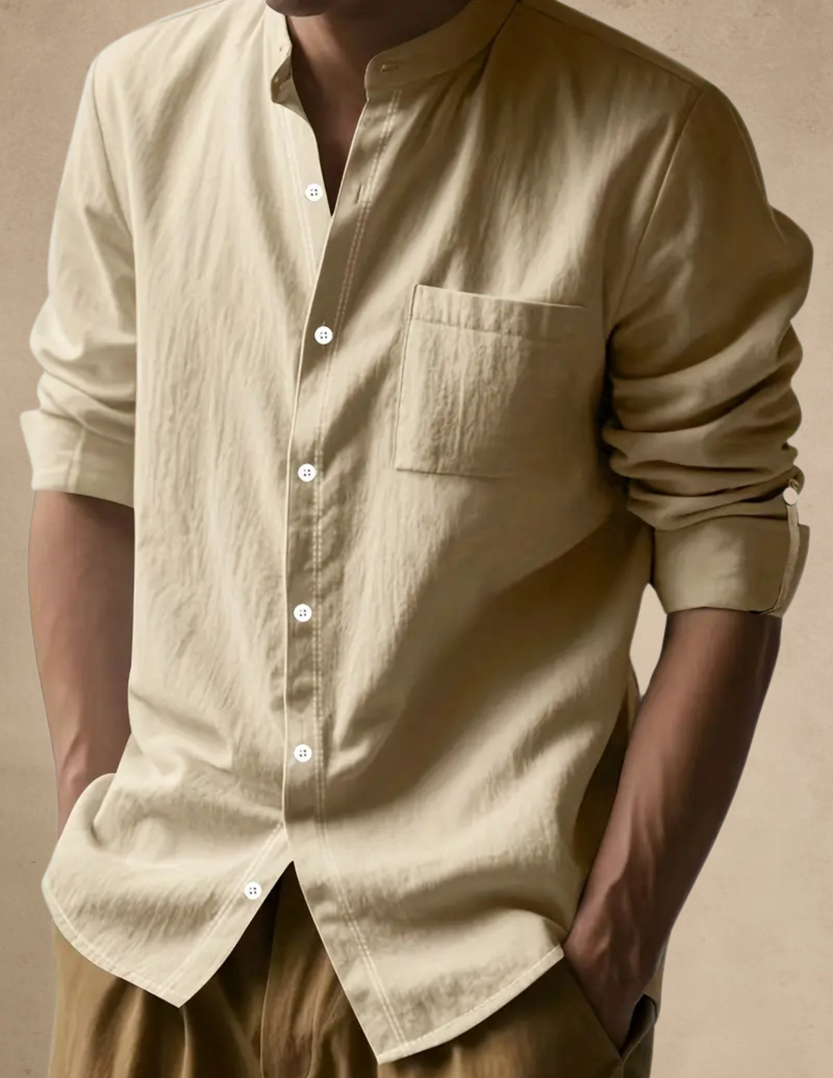 Camicia Uomo Manica Lunga Classica