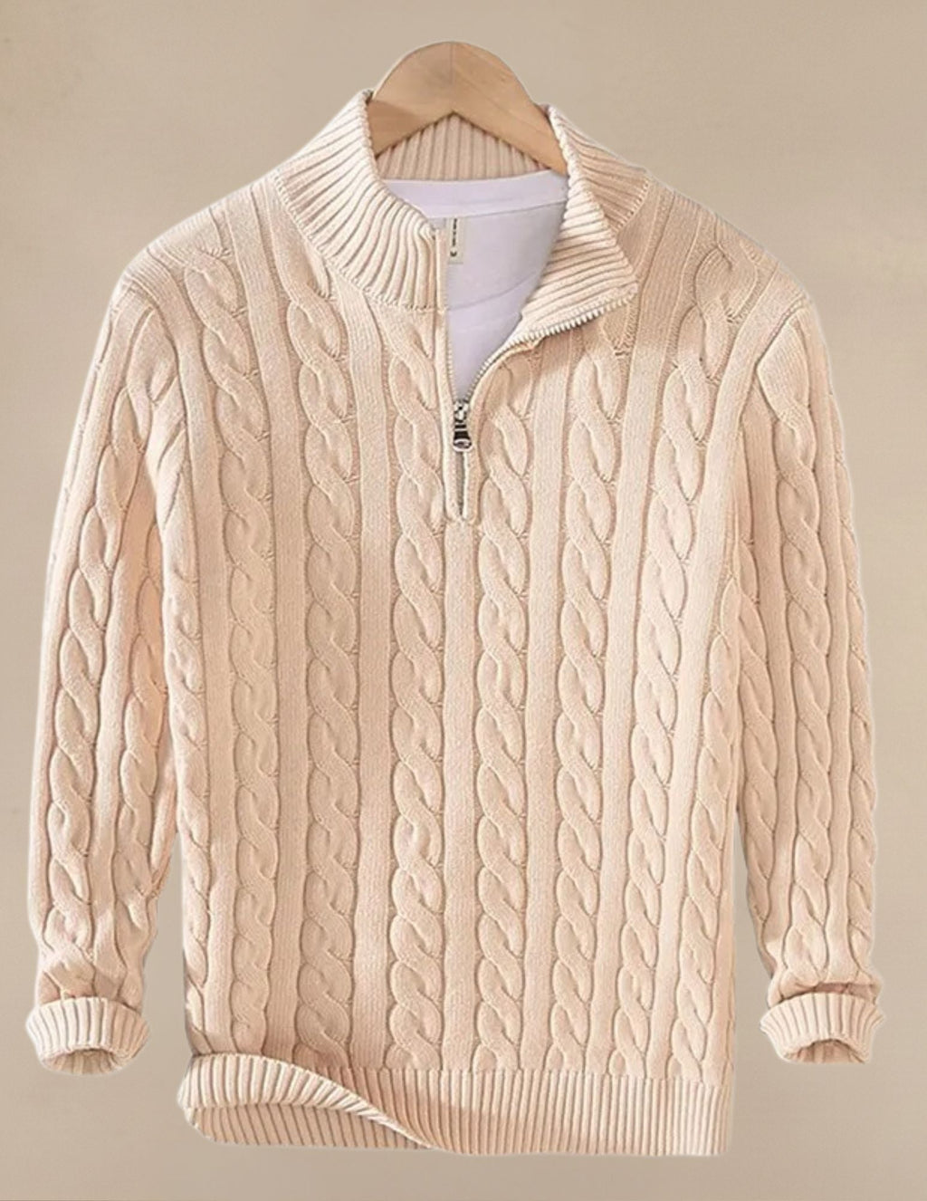 Maglione Uomo in Cotone con Scollo