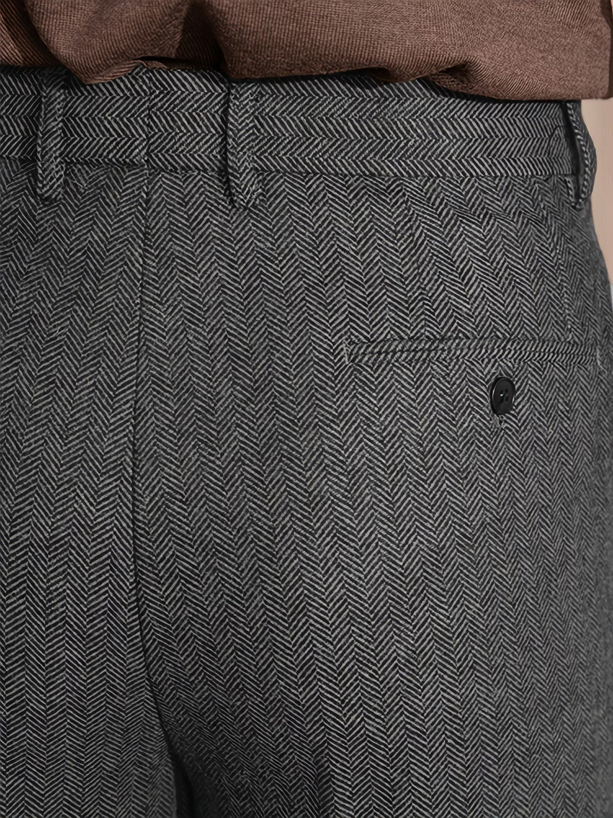 Pantaloni Uomo a Vita Alta