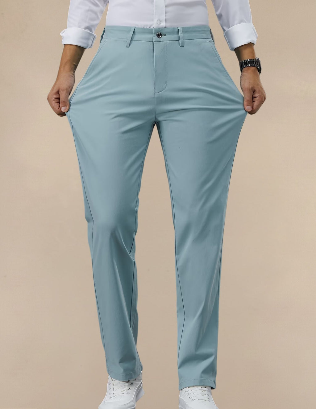 Pantaloni Uomo Classici in Cotone
