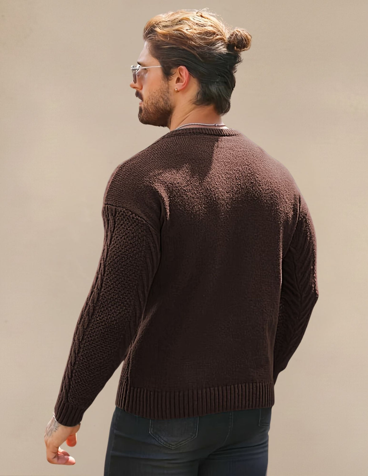 Maglione Uomo a Costine Elastico
